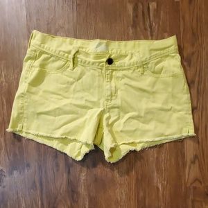 SALE - Old Navy - Diva Bright Yellow Shortie Short